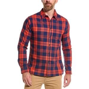 M. Singer Shirt Mens Size Small NWT Plaid 100% Cotton Button Down Ranger Classic